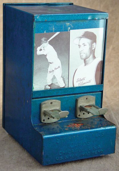 1950s Exhibit Card Vending Machine